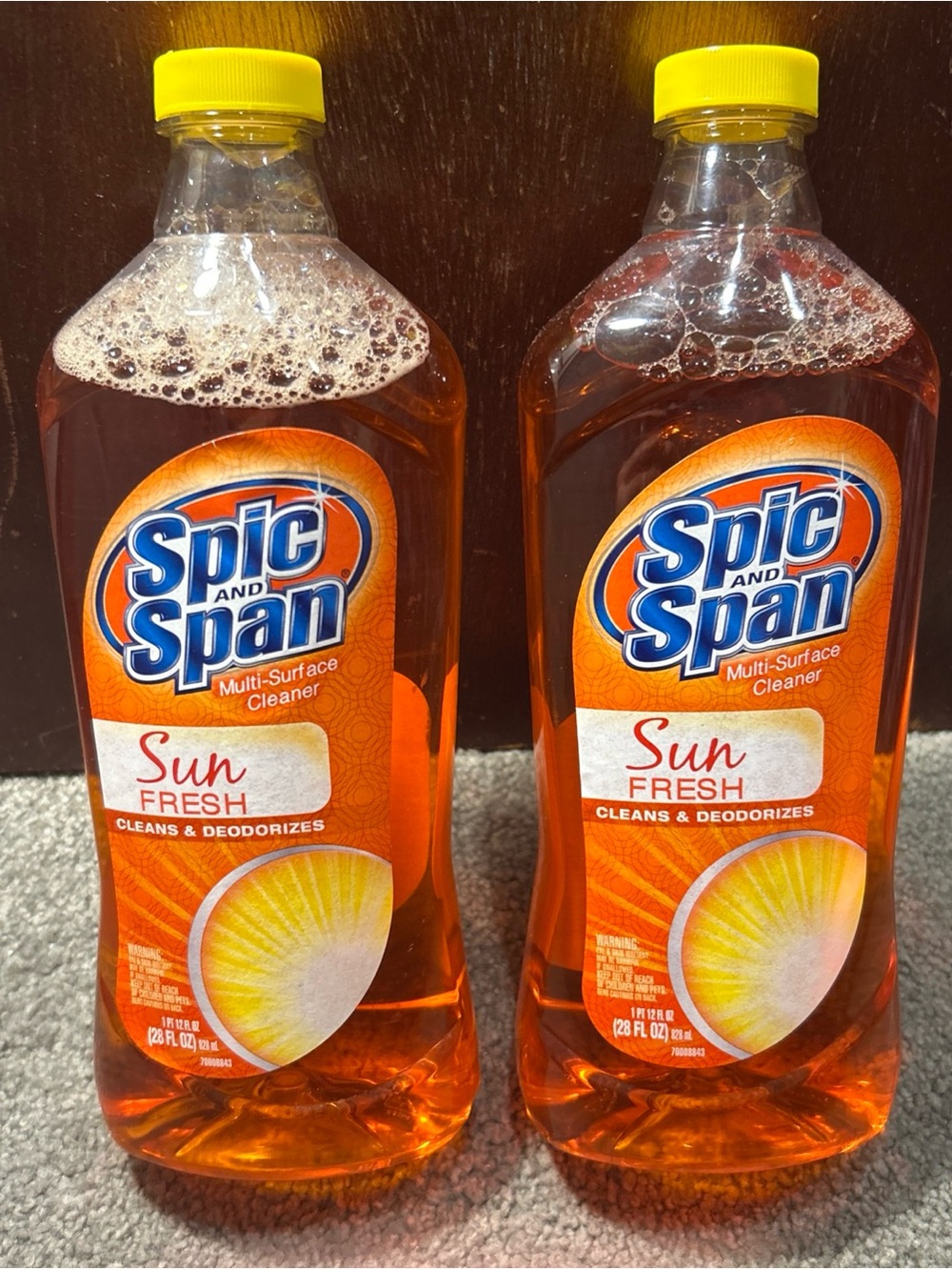 X2 Spic And Span Multi-Surface Cleaner Liquid Sun Fresh, 28oz